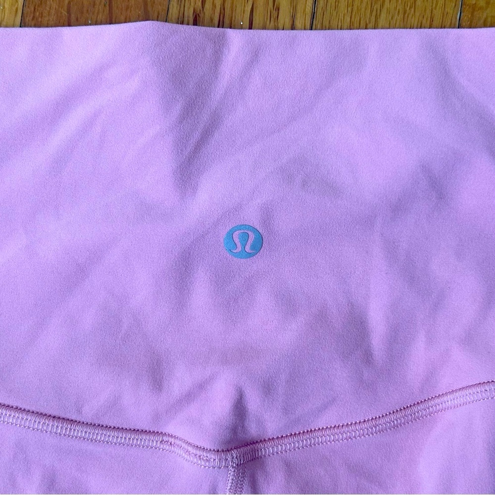 Lululemon High waist- pink leggings- size 6-Align-double ligned